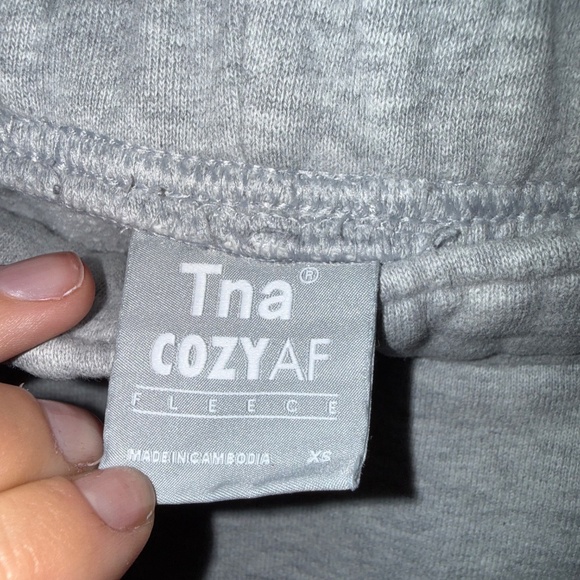 Aritzia Cozy AF Sweatfleece Snug Jogger - Grey - Extra Small - Picture 3 of 3
